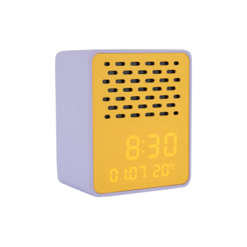 Budík Karlsson Funky Vibes Blue Tooth Speaker KA6060PU, 12cm